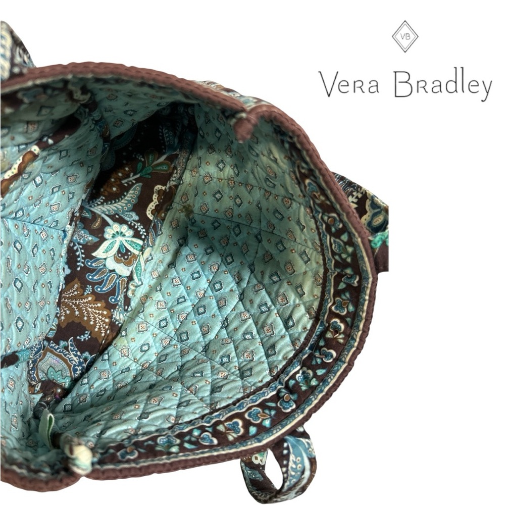 Vera Bradley Java Blue Pattern Tote‎ Bag - image 3